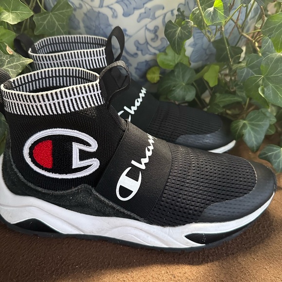 Champion Rally Pro pull on Black sneakers - Picture 4 of 11